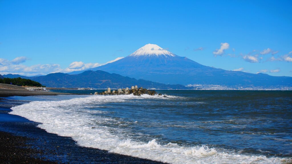 富士山と三保の松原